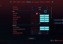 cyberpunk 2077 hdr settings