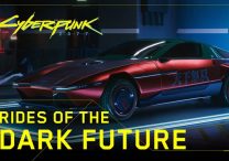 cyberpunk 2077 rides of the dark future shows off snazzy cars