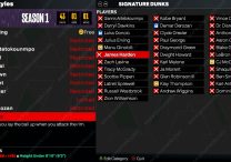 Layup and Signature Dunks Animation Requirements in NBA 2K24